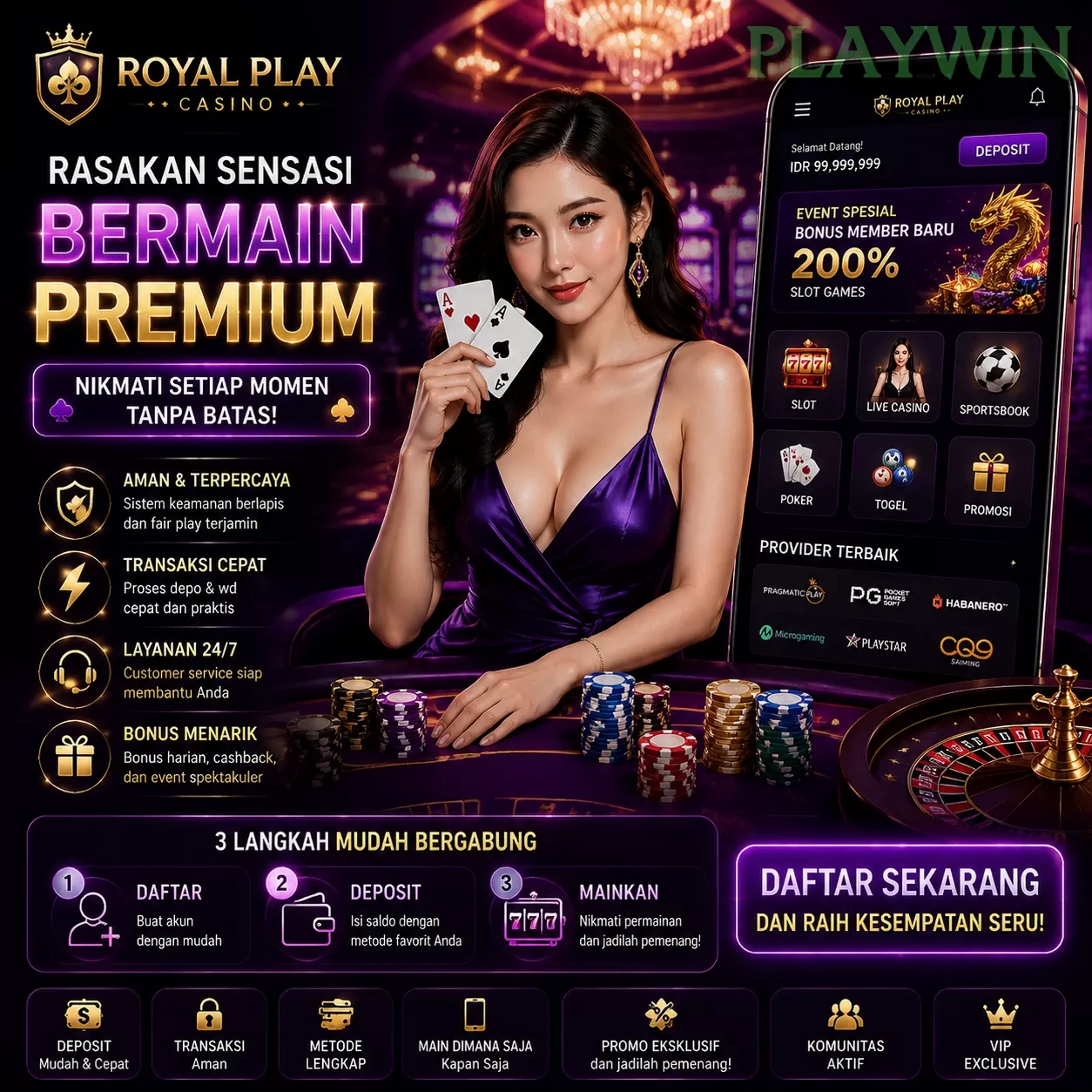 Main playwint Menang Jackpot Besar